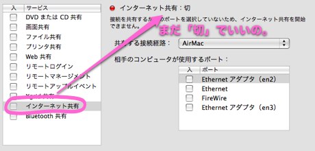 画像:インターネット共有