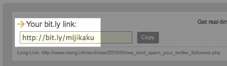 Your bit.ly link